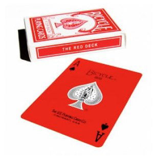 1 Deck Bicycle Red playing cards 1st genetation~by magic maker-S10322430-庚D1